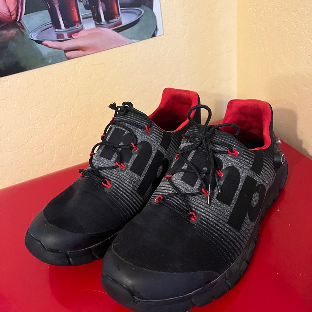 Puma Black and Red Men's Sneakers